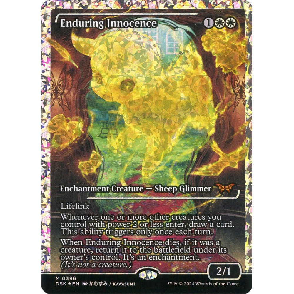 Enduring Innocence, 396, mythic, Magic: The Gathering, Duskmourn: House of Horror
