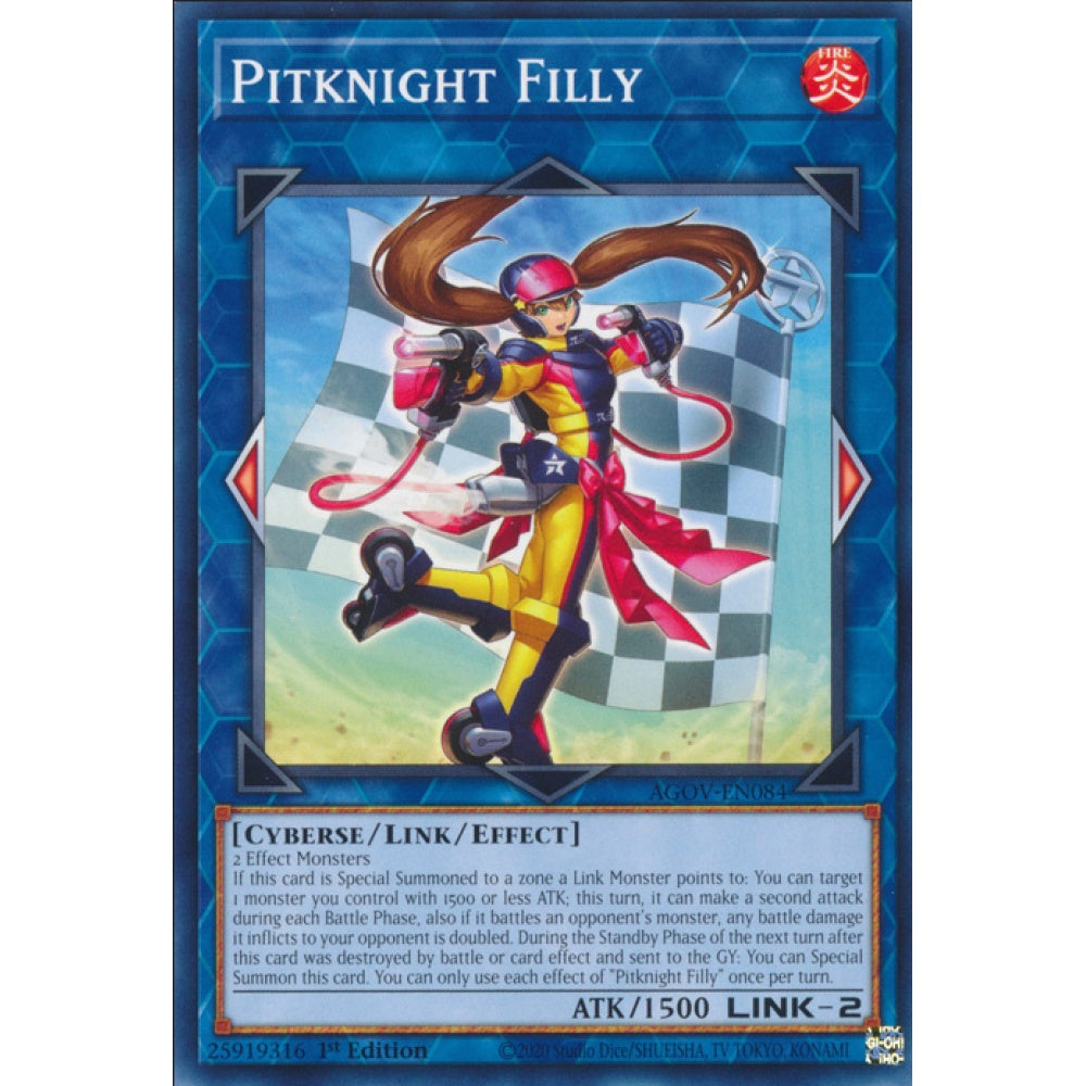 Pitknight Filly, AGOV-EN084, Common, Yu-Gi-Oh!, Age of Overlord