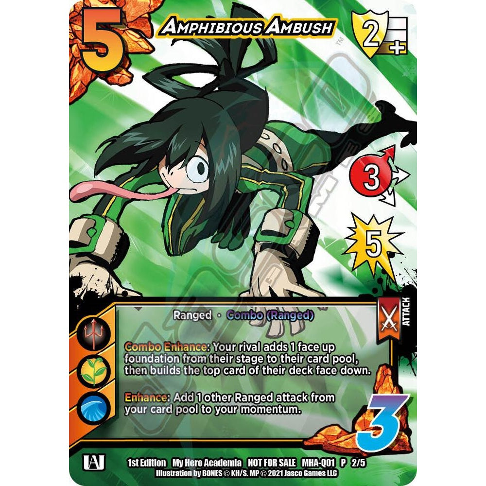 Amphibious Ambush, 2/5, MHA-Q01, Universus, MHA Promos, nan