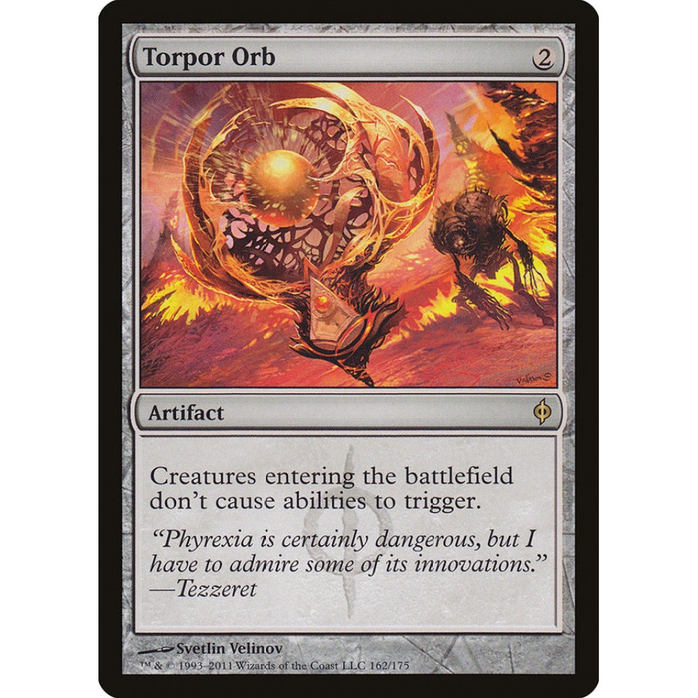 Torpor Orb rare 162 Magic the Gathering New Phyrexia