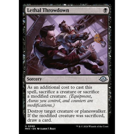 Lethal Throwdown, 99, uncommon, Magic: The Gathering, Modern Horizons 3