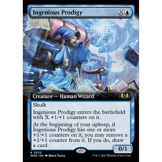 Ingenious Prodigy, rare, 333, Magic the Gathering, Wilds of Eldraine