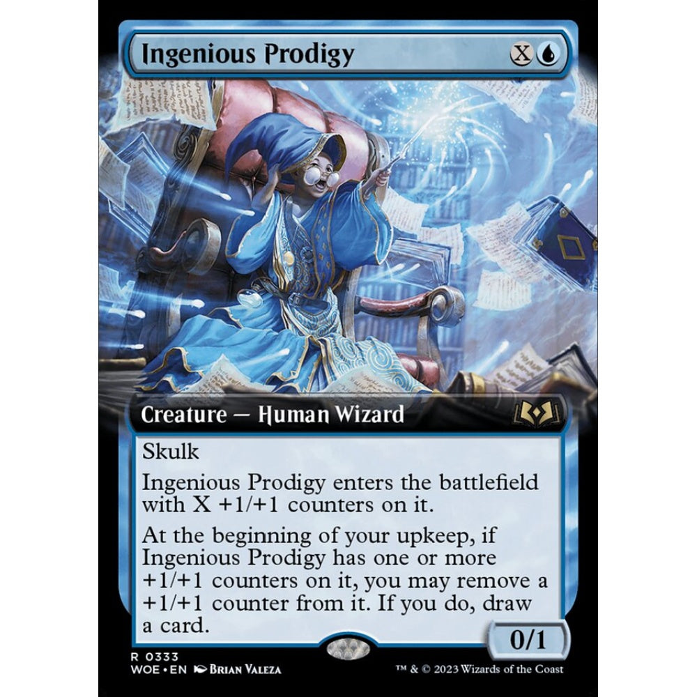Ingenious Prodigy, rare, 333, Magic the Gathering, Wilds of Eldraine