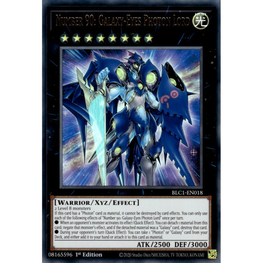 Number 90: Galaxy-Eyes Photon Lord MP25-EN033 Starlight Starlight Rare Yu-Gi-Oh 2025 Mega-Pack Tin in Art