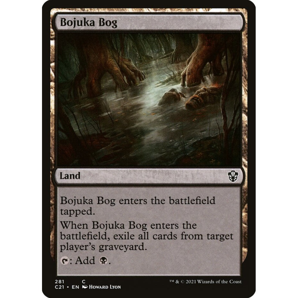 Bojuka Bog common 281 Magic the Gathering Commander 2021