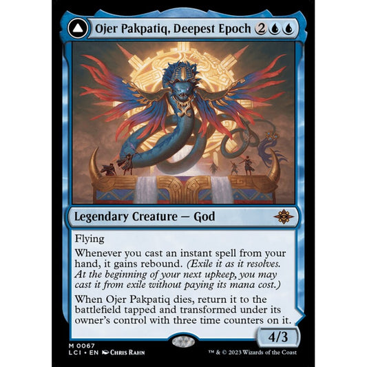 Ojer Pakpatiq, Deepest Epoch // Temple of Cyclical Time mythic 67 Magic the Gathering The Lost Caverns of Ixalan