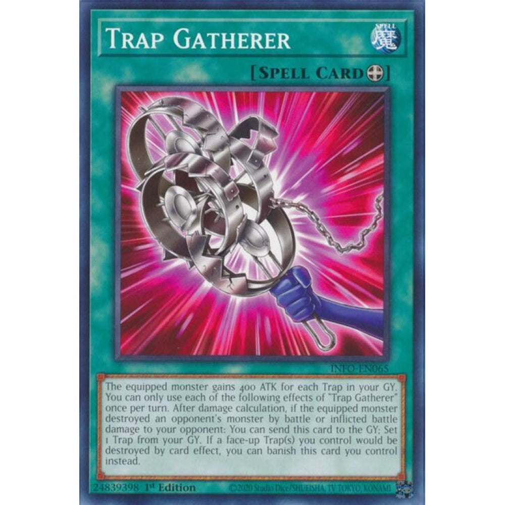 Trap Gatherer INFO-EN065 Common Yu-Gi-Oh The Infinite Forbidden