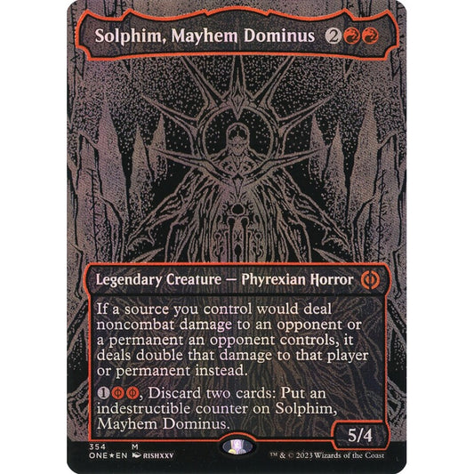 Solphim, Mayhem Dominus, mythic, 354, Magic the Gathering, Phyrexia: All Will Be One