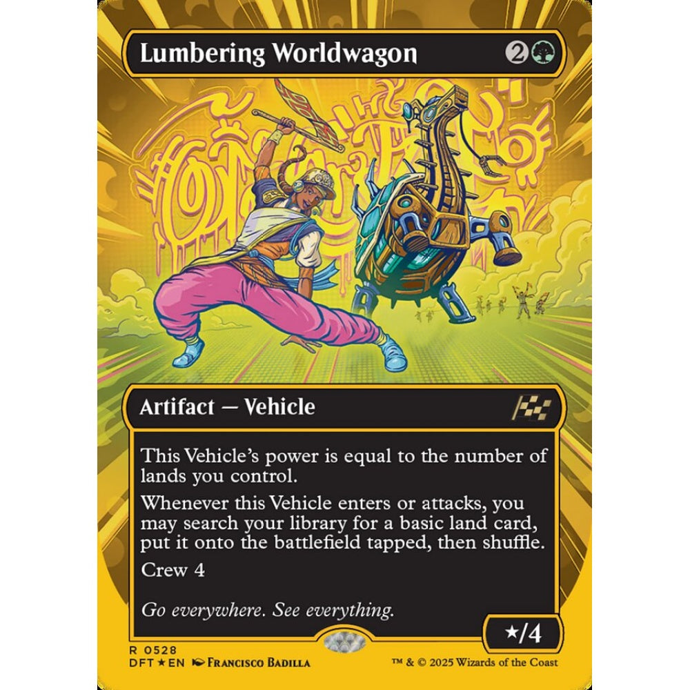 Lumbering Worldwagon, 528, rare, Magic: The Gathering, Aetherdrift