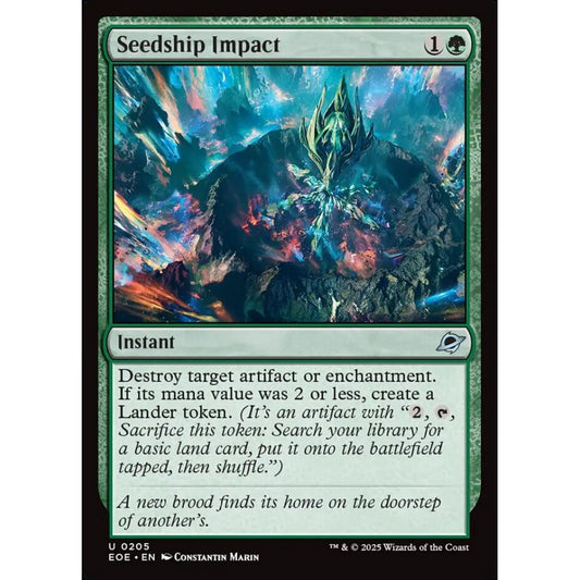 Seedship Impact uncommon 205 Magic the Gathering Edge of Eternities