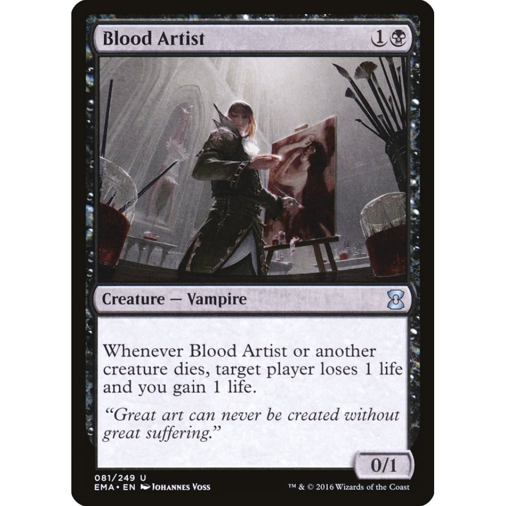 Blood Artist uncommon 81 Magic the Gathering Eternal Masters