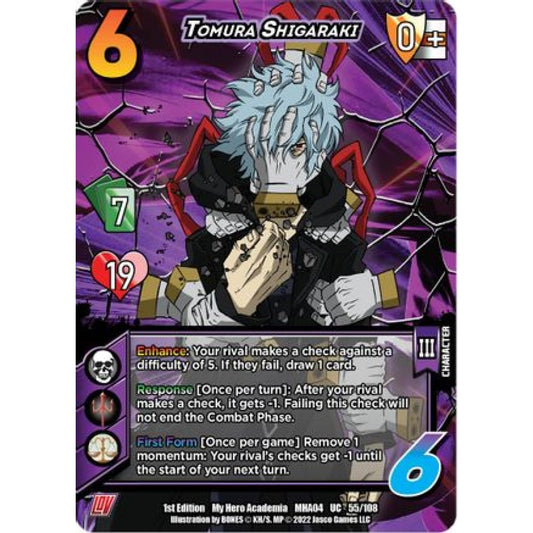 Tomura Shigaraki, 055/108, UC, UniVersus, MHA04 League of Villains