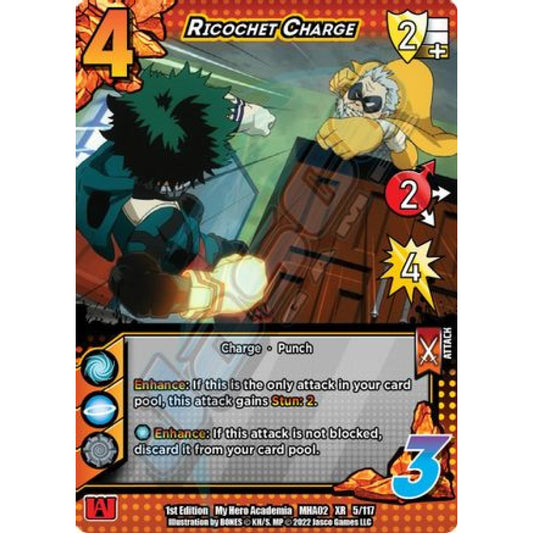 Ricochet Charge, 5/117, XR, UniVersus, MHA02 Crimson Rampage