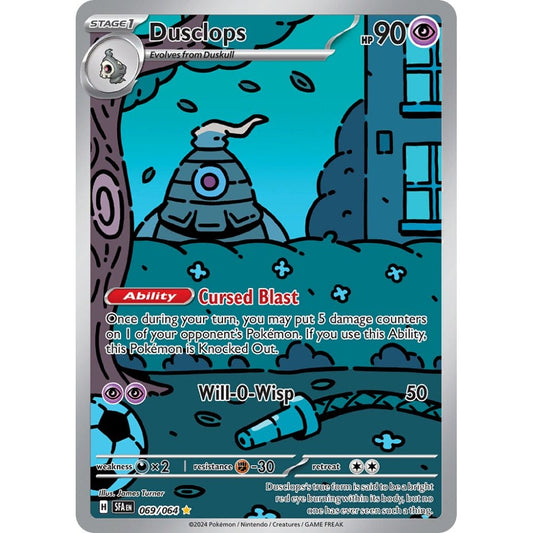 Dusclops Illustration Rare 069/064 Pokemon Card Game Shrouded Fable