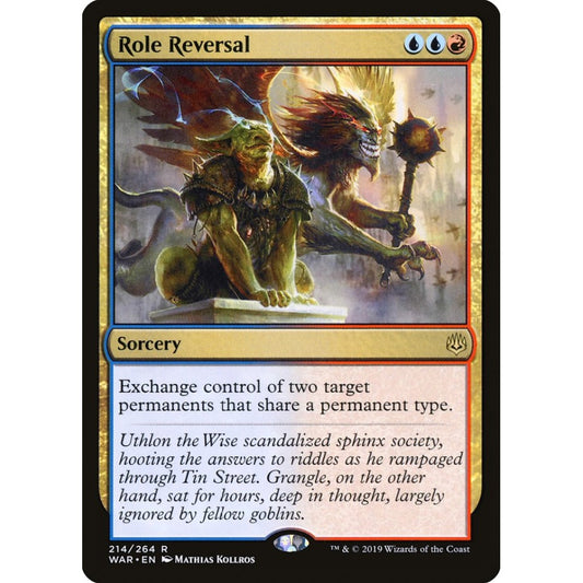 Role Reversal rare 214 Magic the Gathering War of the Spark