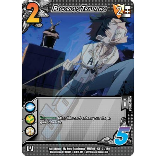 Rigorous Training, 71/180, XR, UniVersus, MHA01 My Hero Academia
