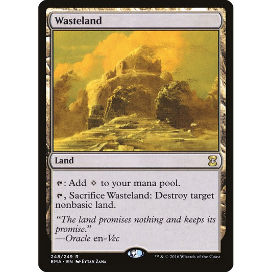 Wasteland rare 248 Magic the Gathering Eternal Masters