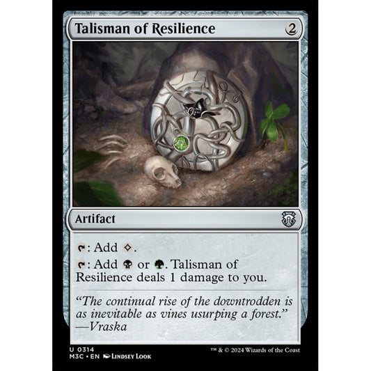 Talisman of Resilience, 314, uncommon, Magic: The Gathering, Modern Horizons 3