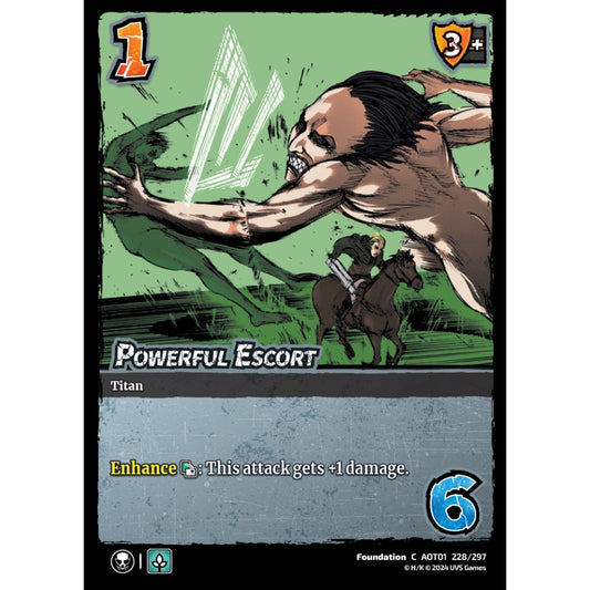 Powerful Escort, 228/297, C, UniVersus, Attack on Titan: Battle for Humanity