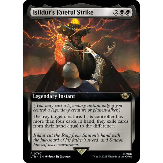 Isildur's Fateful Strike, rare, 767, Magic the Gathering, The Lord of the Rings: Tales of Middle-earth