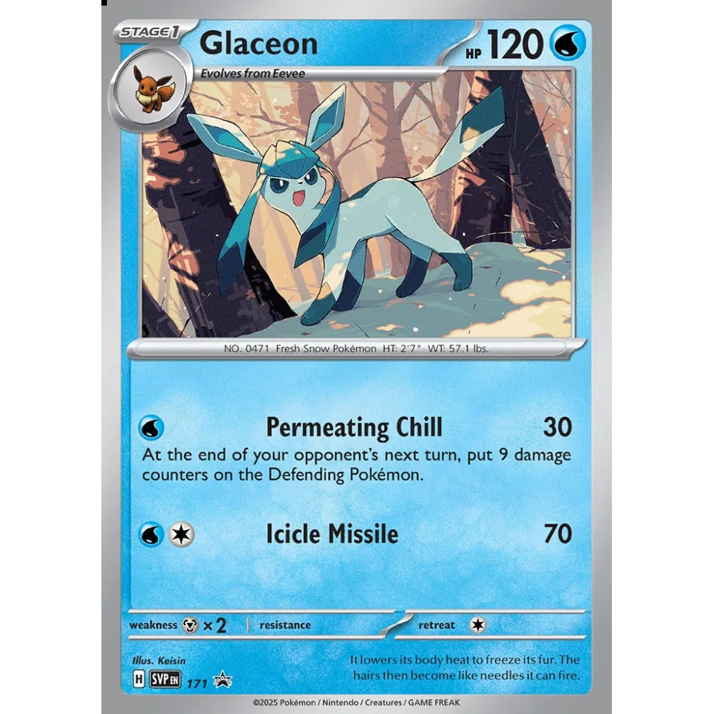 Glaceon Promo 171 Pokemon Card Game Scarlet & Violet Promos