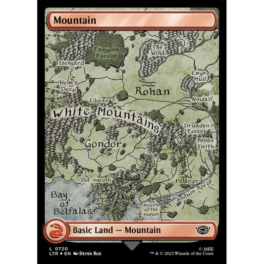 Mountain, common, 720, Magic the Gathering, The Lord of the Rings: Tales of Middle-earth