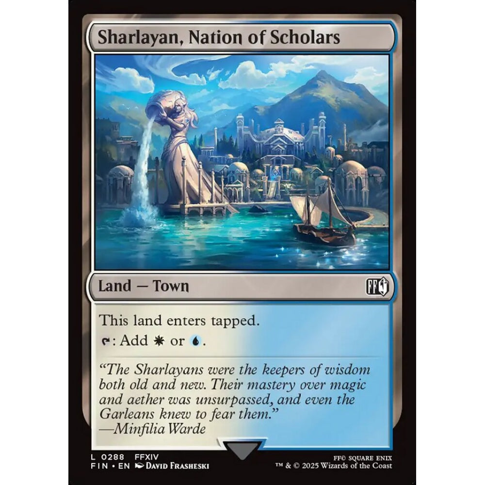 Sharlayan, Nation of Scholars common 288 Magic the Gathering Final Fantasy