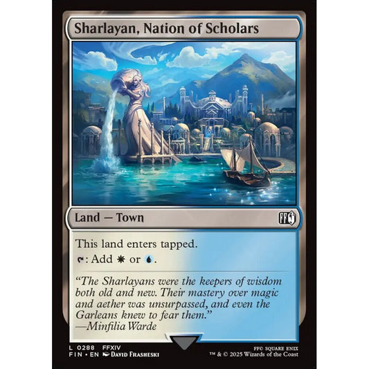 Sharlayan, Nation of Scholars common 288 Magic the Gathering Final Fantasy