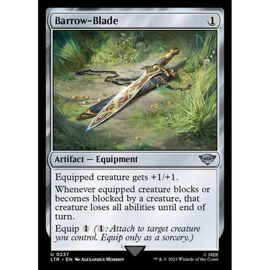 Barrow-Blade, uncommon, 237, Magic the Gathering, The Lord of the Rings: Tales of Middle-earth