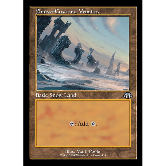 Snow-Covered Wastes, 439, uncommon, Magic: The Gathering, Modern Horizons 3