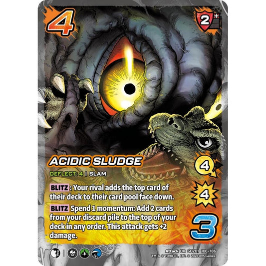 Acidic Sludge GDZ01 106/186 GDZ01 Universus Godzilla: Reign of Kaiju Attack UR