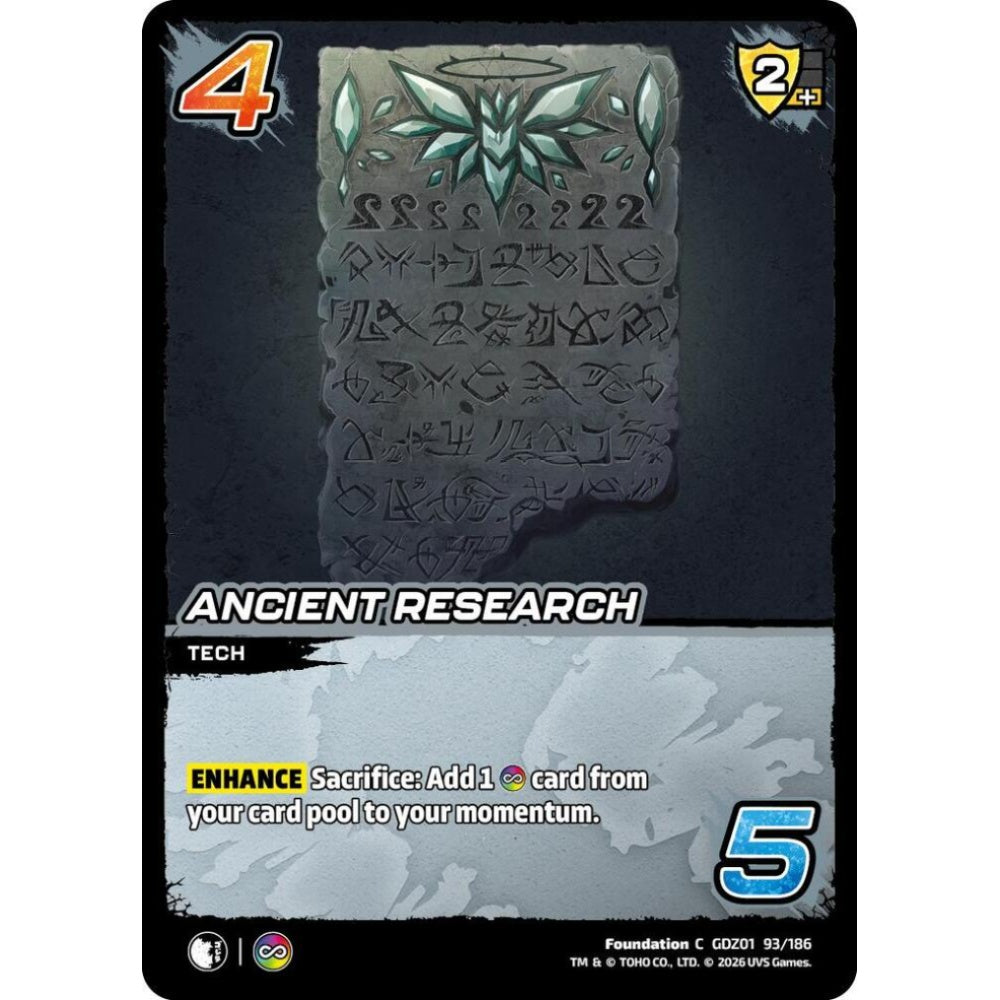 Ancient Research GDZ01 93/186 GDZ01 Universus Godzilla: Reign of Kaiju Foundation C
