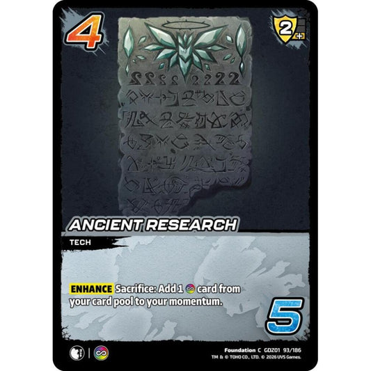 Ancient Research GDZ01 93/186 GDZ01 Universus Godzilla: Reign of Kaiju Foundation C