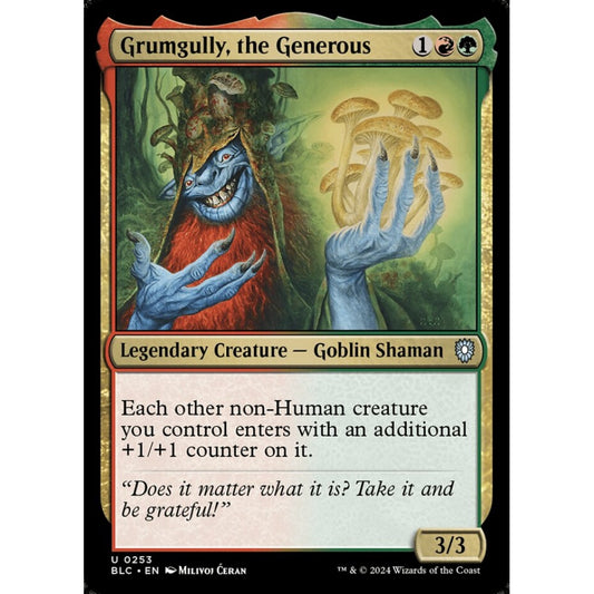 Grumgully, the Generous, 253, uncommon, Magic: The Gathering, Bloomburrow