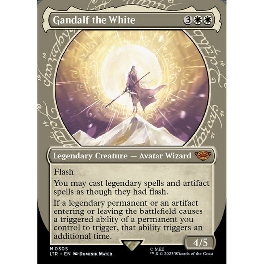 Gandalf the White, mythic, 305, Magic the Gathering, The Lord of the Rings: Tales of Middle-earth