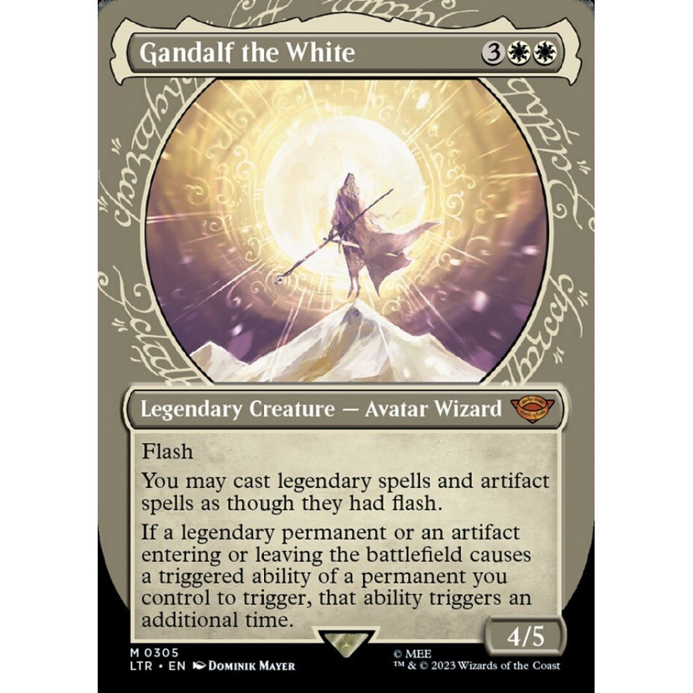Gandalf the White, mythic, 305, Magic the Gathering, The Lord of the Rings: Tales of Middle-earth