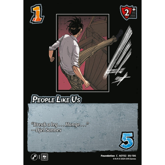 People Like Us, 89/186, AOT02, Universus, Attack on Titan: Origins of Power, Foundation, C