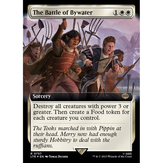 The Battle of Bywater, rare, 757, Magic the Gathering, The Lord of the Rings: Tales of Middle-earth