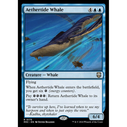 Aethertide Whale, 175, rare, Magic: The Gathering, Modern Horizons 3