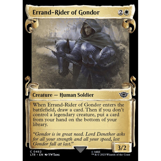 Errand-Rider of Gondor, common, 462, Magic the Gathering, The Lord of the Rings: Tales of Middle-earth