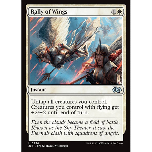 Rally of Wings, 238, uncommon, Magic: The Gathering, Foundations Jumpstart