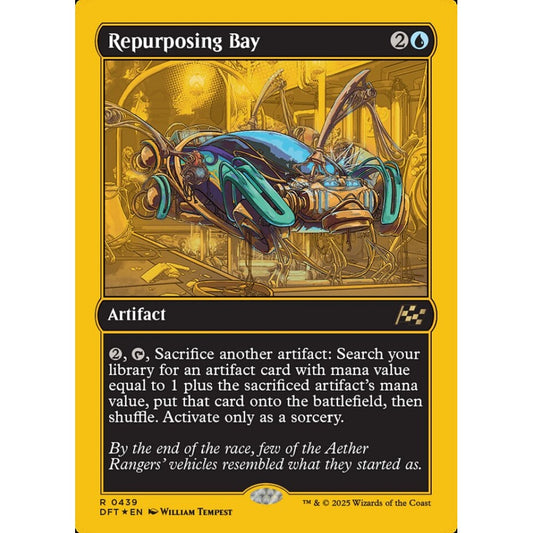 Repurposing Bay, 439, rare, Magic: The Gathering, Aetherdrift