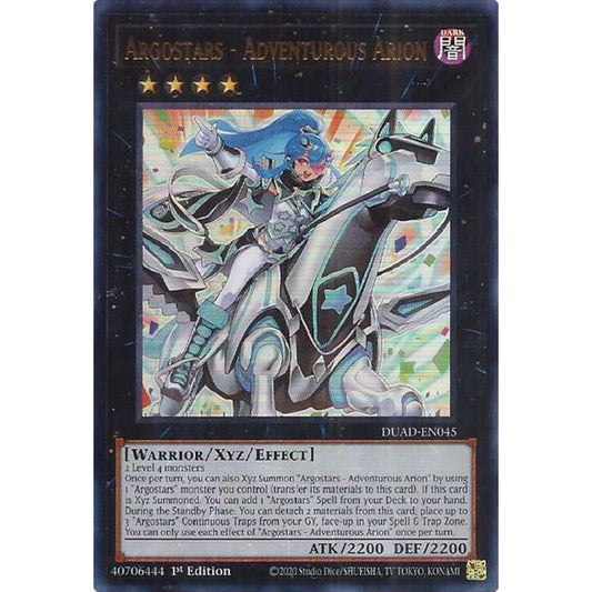 Argostars - Adventurous Arion DUAD-EN045 Ultra Yu-Gi-Oh Duelist's Advance