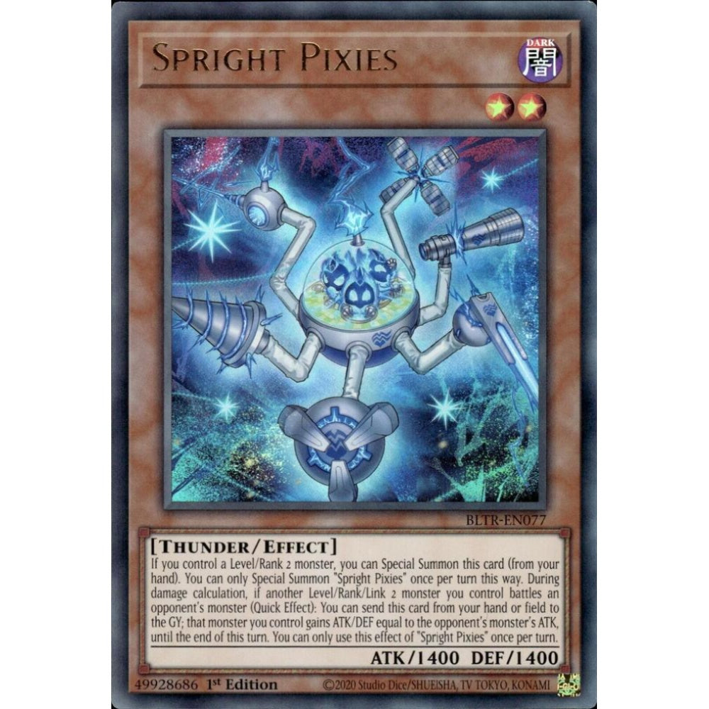 Spright Pixies BLTR-EN077 Ultra Yu-Gi-Oh Battles of Legend: Terminal Revenge