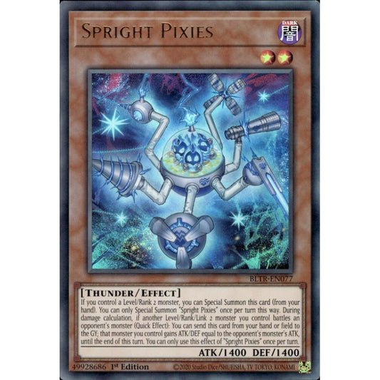 Spright Pixies BLTR-EN077 Ultra Yu-Gi-Oh Battles of Legend: Terminal Revenge