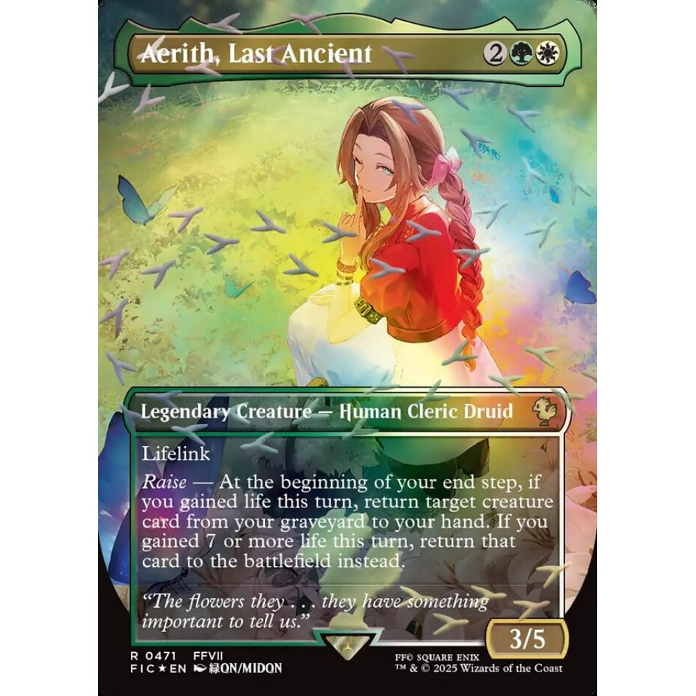 Aerith, Last Ancient rare 471 Magic the Gathering Final Fantasy Commander