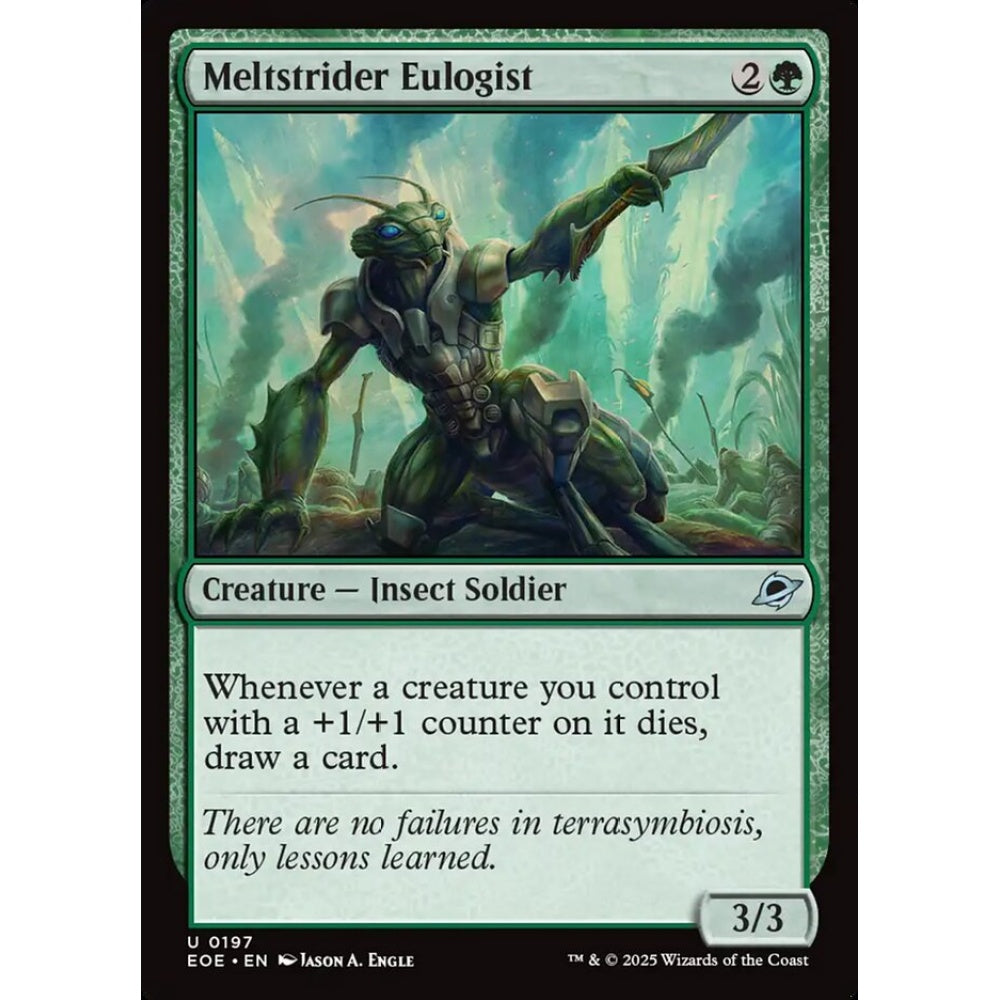 Meltstrider Eulogist uncommon 197 Magic the Gathering Edge of Eternities