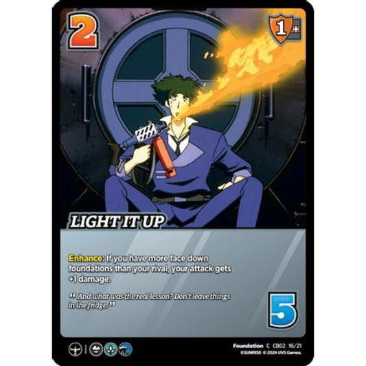 Light it Up, 16/21, C, UniVersus, Cowboy Bebop & Trigun Stampede