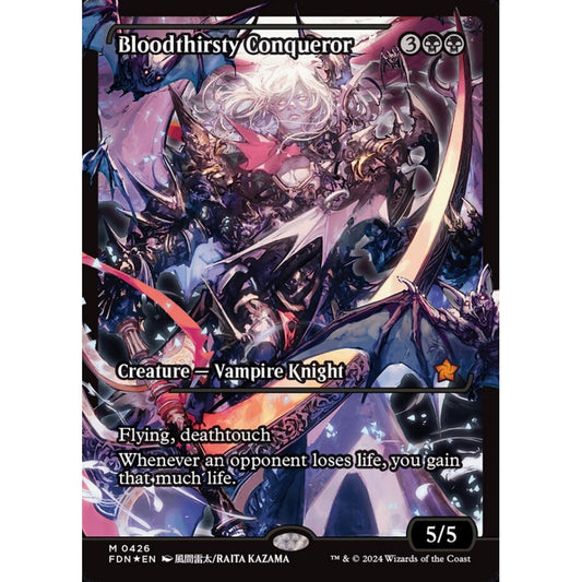 Bloodthirsty Conqueror, 426, mythic, Magic: The Gathering, Foundations