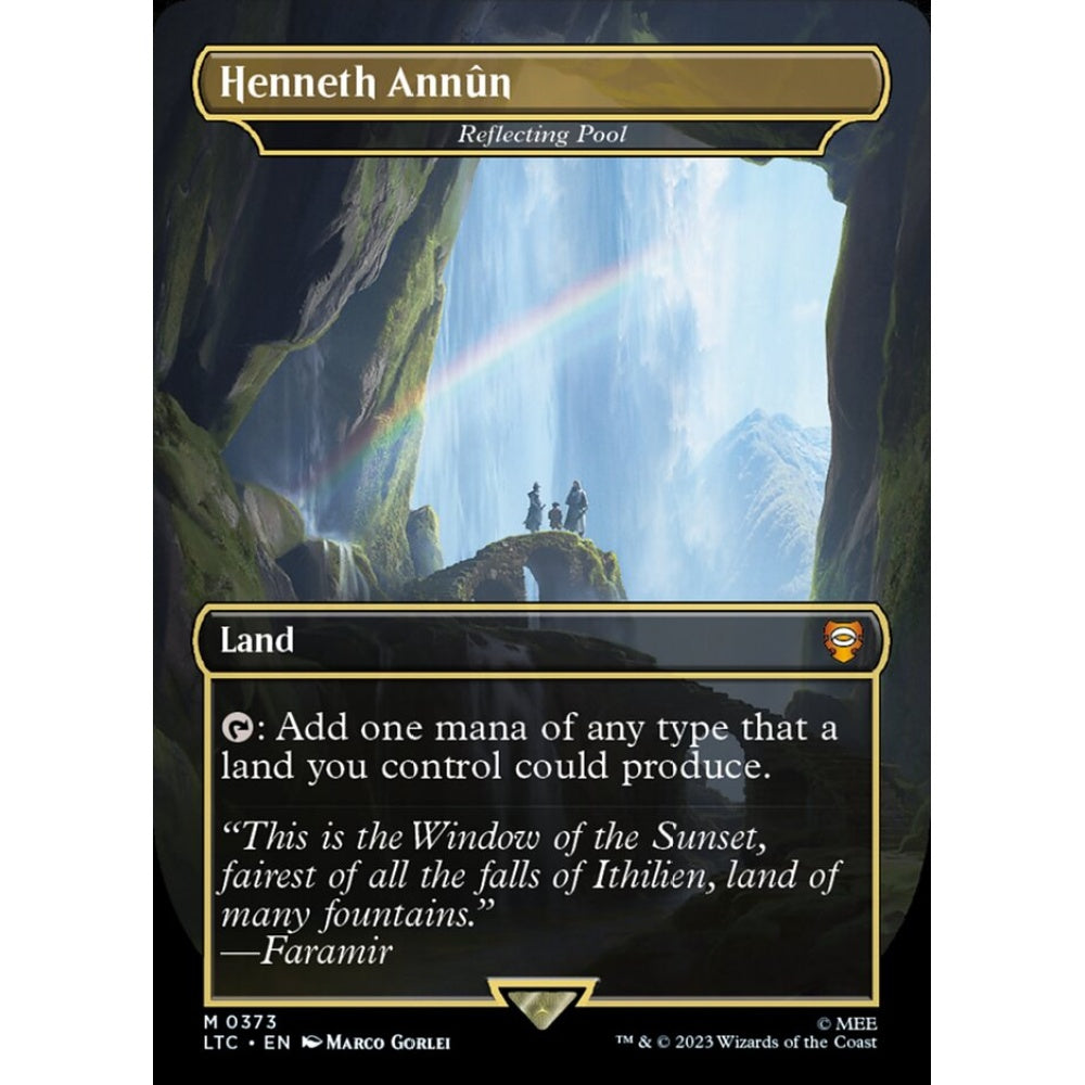 Reflecting Pool, mythic, 373, Magic the Gathering, Tales of Middle-earth Commander